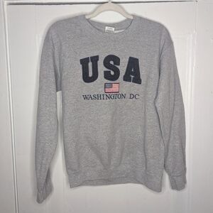 Gildan USA Washington DC Mens Crewneck Small